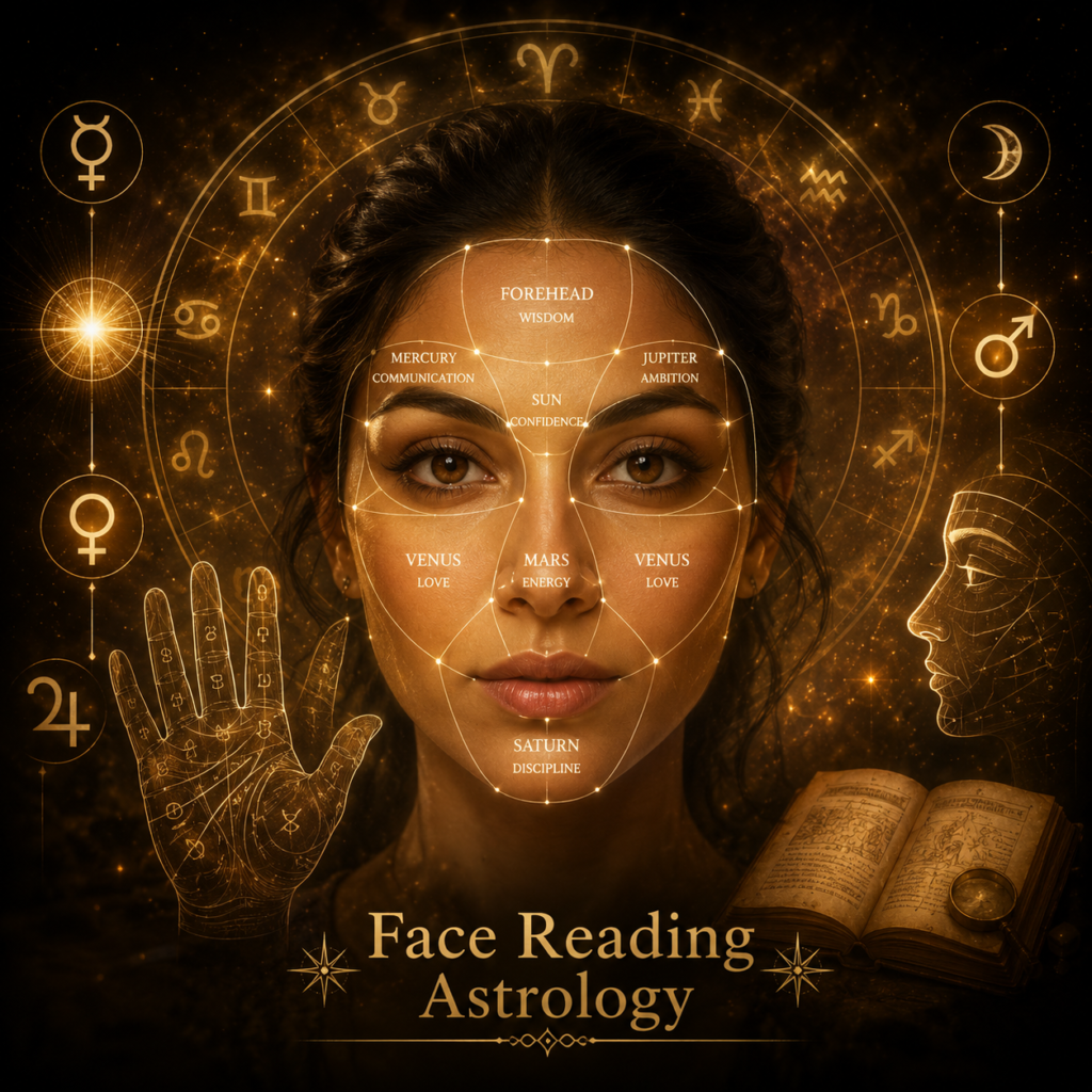 Face reading Astrology Bhagyochakra